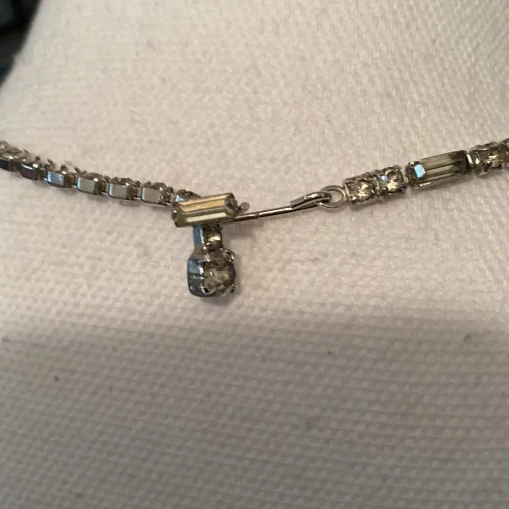 Vintage Baguette Rhinestone Necklace